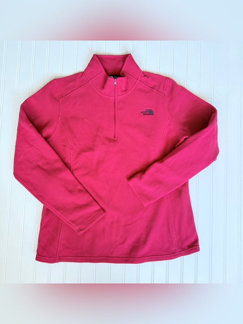 The North Face Hot Pink Quarter-Zip Fleece Pullover